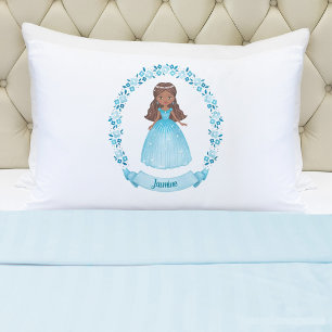 Housse D'oreillers Conte de Fairytale personnalisée Princess Girl Pil