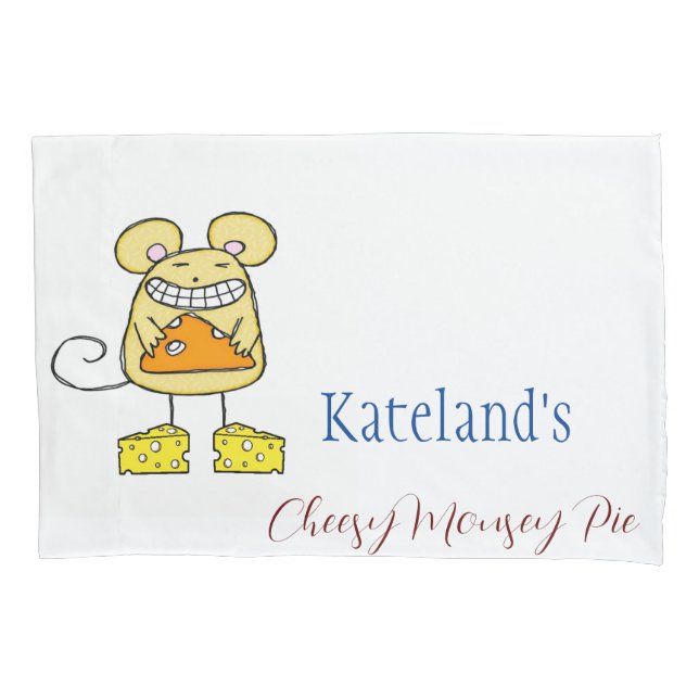 Housse D'oreillers Coque coussin Cheesy Mousey Pie (devant)
