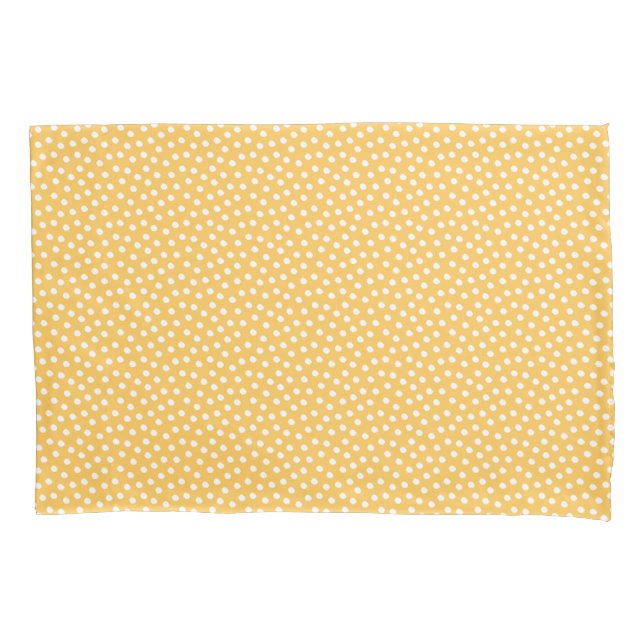 Housse D'oreillers Coque Coussin Daffodil Jaune Aquarelle Points (devant)
