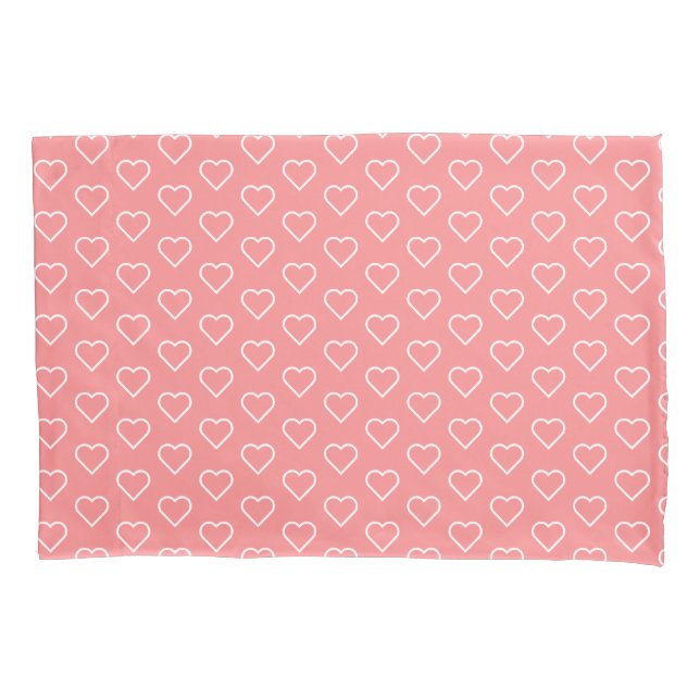 Housse D'oreillers Coque Coussin de coeur avec couleurs personnalisée (devant)