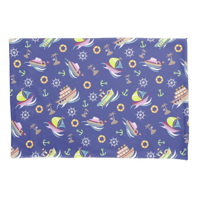 Housse D'oreillers Coque Coussin de la marine des plaisirs (devant)