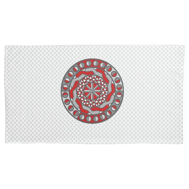 Housse D'oreillers Coque Coussin de machines rouges (devant)