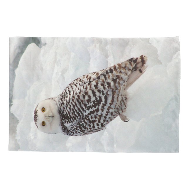 Housse D'oreillers Coque coussin de Snowy Owl (Dos)