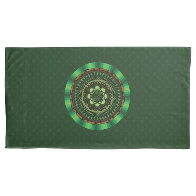 Housse D'oreillers Coque Coussin Earth Mandala (devant)