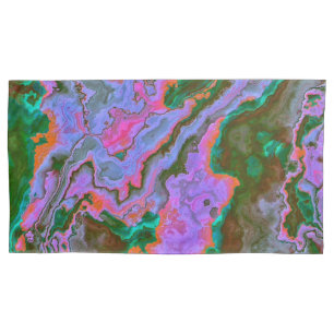 Housse D'oreillers Coque Coussin en marbre aigre