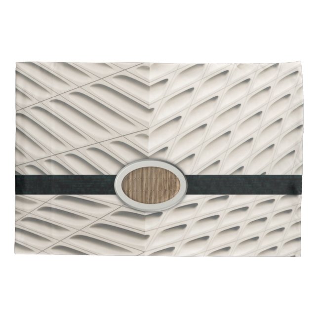 Housse D'oreillers Coque coussin Noir Beige (Dos)