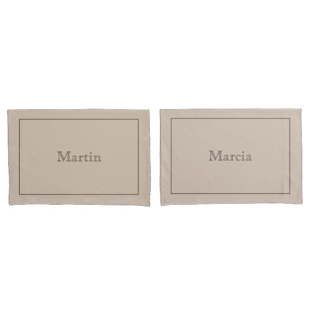 Housse D'oreillers Coque coussin personnalisé (devant-Set)