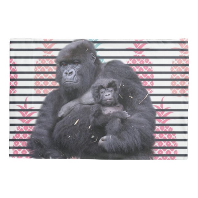 Housse D'oreillers Coque coussin Pineapple Gorilla (Dos)