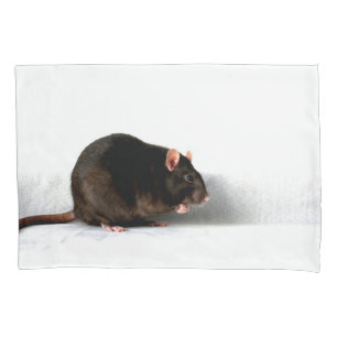 Housse D'oreillers Coque coussin Rat bedpccn