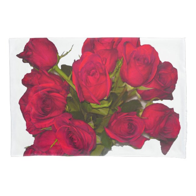 Housse D'oreillers Coque Coussin Red Roses (devant)