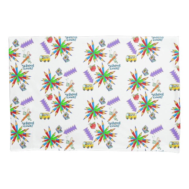 Housse D'oreillers Coque coussin Retour à l'école est Cool (devant)