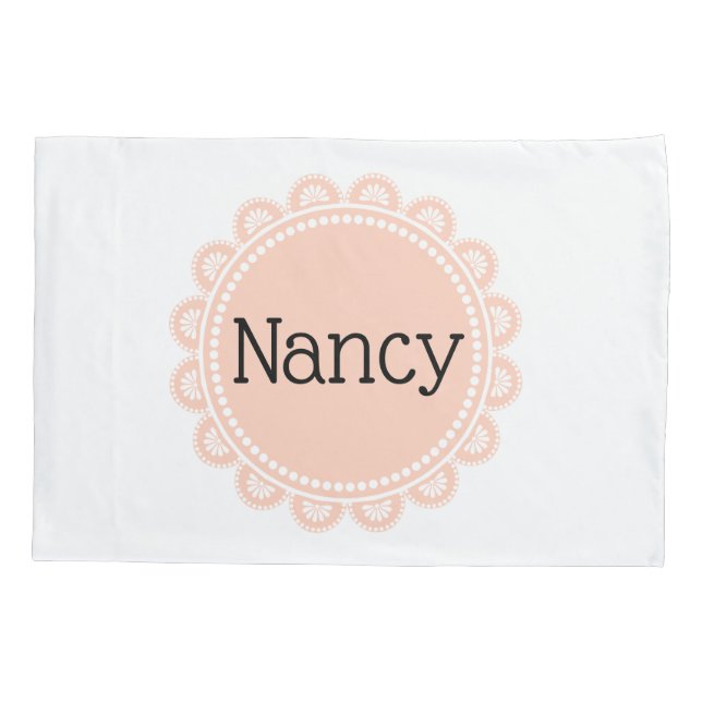 Housse D'oreillers Coque coussin rose (Dos)