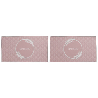 Housse D'oreillers Coque Coussin rose Elegant Damask