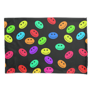 Housse D'oreillers Coque Coussin Smile Face
