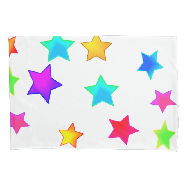 Housse D'oreillers Coque Coussin Stars de couleur (devant)