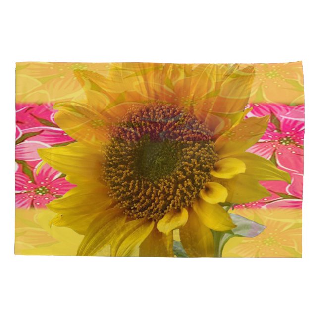 Housse D'oreillers Coque coussin tournesol (Dos)