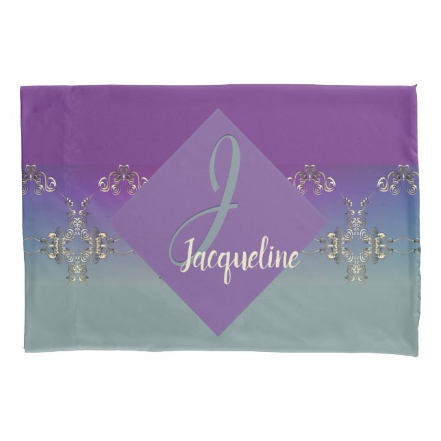 Housse D'oreillers Coque Coussin violet Fabergè (devant)