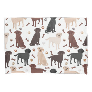 Housse D'oreillers Coque de Coussin de pattes et d'os de récupération