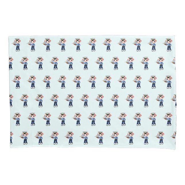 Housse D'oreillers Coque de Coussin Little Sailor (devant)