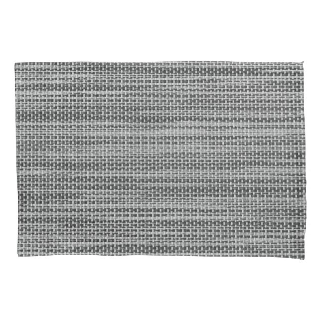 Housse D'oreillers Coque Faux Grey Fabric Coussin (devant)