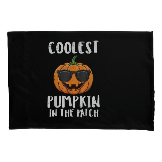 Housse D'oreillers Costume Patch Citrouille Le Plus Cool Halloween Ho (devant)