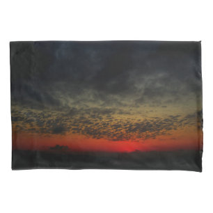 Housse D'oreillers Coucher de soleil avant la tempête