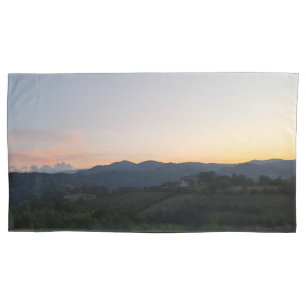 Housse D'oreillers Coucher de soleil sur les Carpates – Photographie