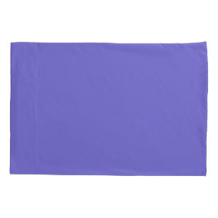 Housse D'oreillers Couleur uni bleu violet