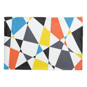 Housse D'oreillers Couleurs, cool, tendances, formes géométriques m