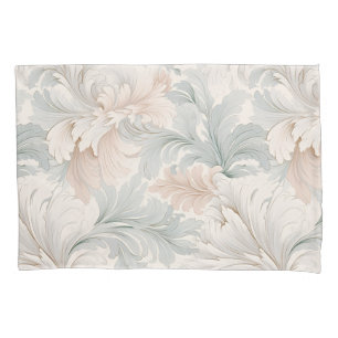 Housse D'oreillers Couleurs pastel délicats motifs floraux ornementau