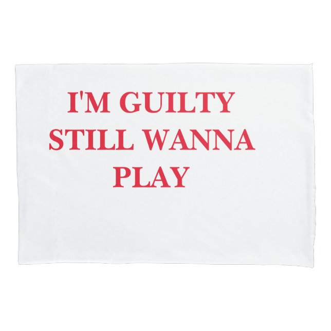 Housse D'oreillers COUPABLE Pillowcase (devant)