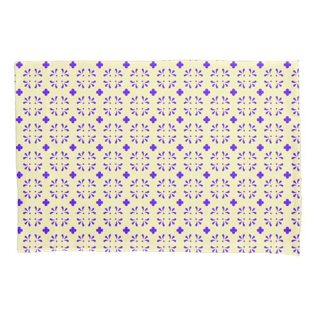 Housse D'oreillers coussin coque  de fleurs magenta (devant)