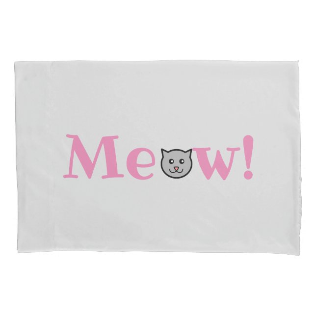 Housse D'oreillers Couvercle Coussin de chat Sassy (devant)