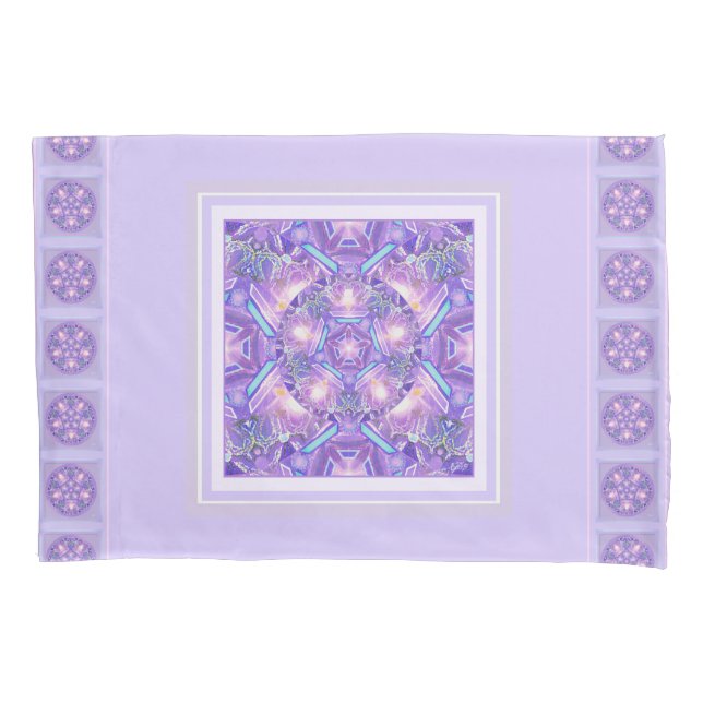 Housse D'oreillers Couvercle Duvet W1 violet (devant)