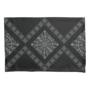 Housse D'oreillers Couvercle en dentelle noire