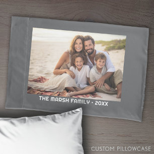 Housse D'oreillers Couverture complète de 1 photo simple - Recouvreme