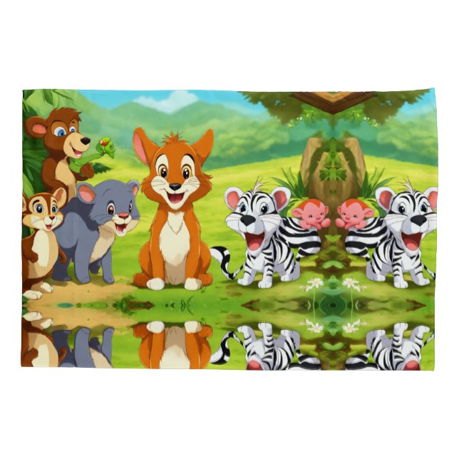 Housse D'oreillers Couverture Coussin de dessin (Dos)