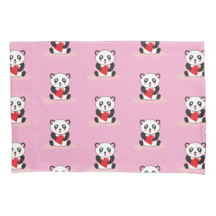 Housse D'oreillers Couverture de chasse Kawaii Panda pour enfants