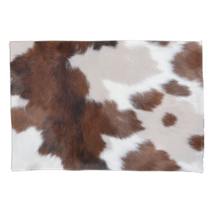 Housse D'oreillers Couvre-vaches Brow and White