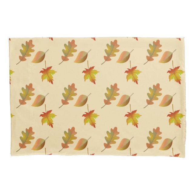 Housse D'oreillers Cozy autumn maple leaves oak leaves (devant)