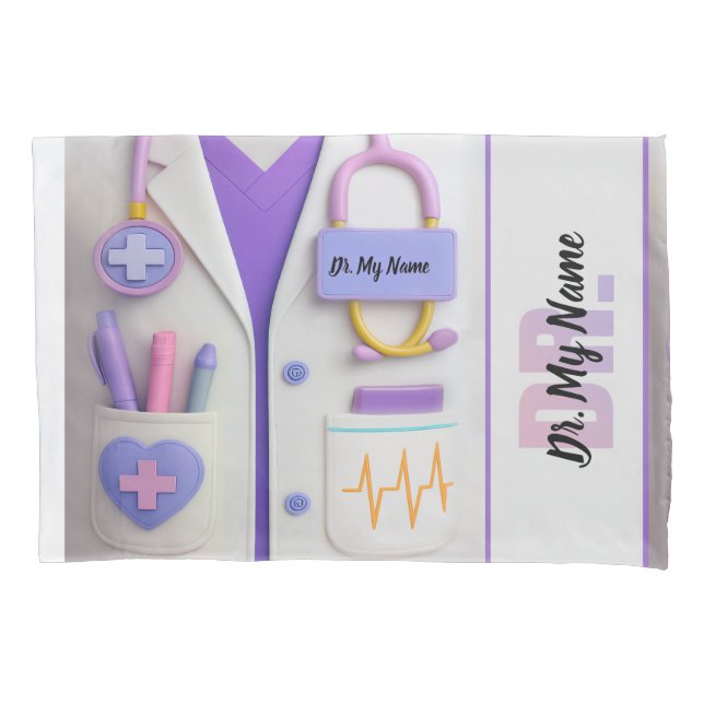 Housse D'oreillers Cozy Doctor Blanket – Heart & Healing Design (devant)