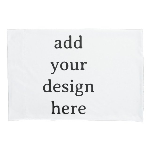 Housse D'oreillers Create Your Own Simple Custom Standard 20" x 30" (devant)