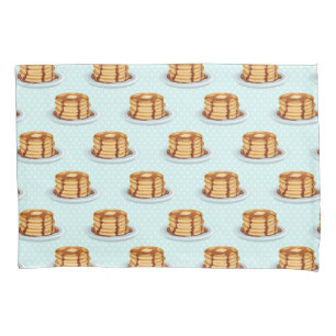 Housse D'oreillers Crêpes avec sirop d'érable et Motif Polkadot