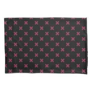 Housse D'oreillers Crochets Mulberry sur noir