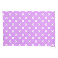 Croix blanches sur lilas