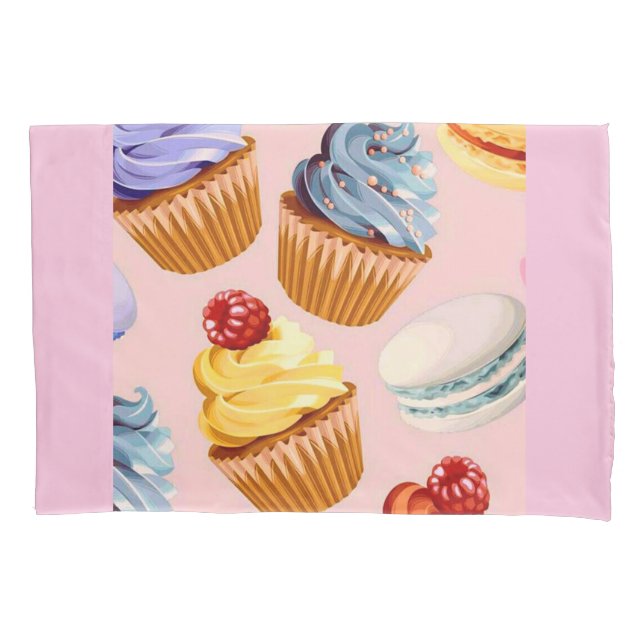 Housse D'oreillers Cupcakes (devant)