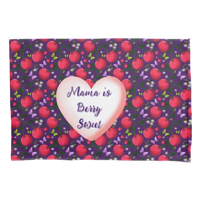 Housse D'oreillers Custom and personalized Cute Cherry Butterfly  (devant)