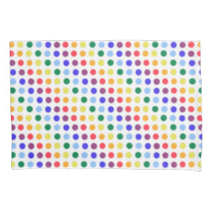 Housse D'oreillers Cute Kids Rainbow Pois Motif