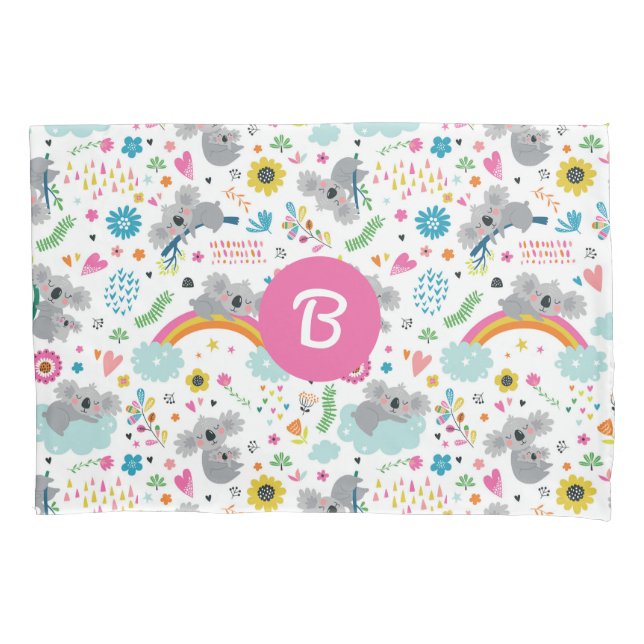 Housse D'oreillers Cute Koala Oear Pillowcase (devant)