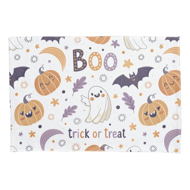 Housse D'oreillers Cute Pastel Halloween Pillowcase (devant-gauche)